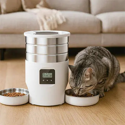 Distributeur de croquettes pour chat | MunchiCat™ CatLoversBoutique.com