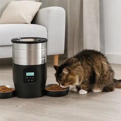 Distributeur de croquettes pour chat | MunchiCat™ CatLoversBoutique.com