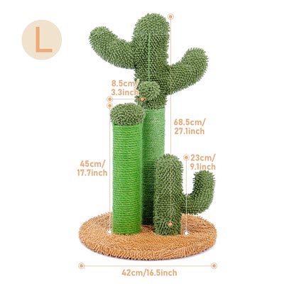 Griffoir chat CactusClaw – Cactus décoratif 06