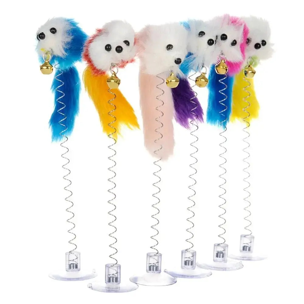 Jouet pour chat - Tige Spirale SpringFun™ - CatLoversBoutique.com