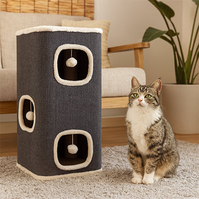 Arbre à chat CubeLodge 06