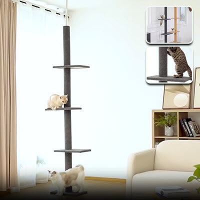 Arbre à chat Felinia Tower du sol au plafond 04