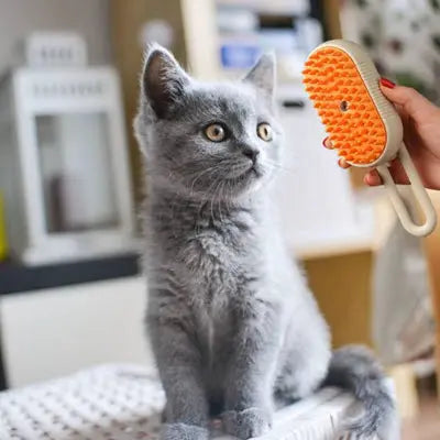 Brosse Vapeur Chat LuxeCat™ – Le Luxe du Toilettage pour Votre Félin CatLoversBoutique.com