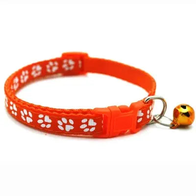 collier-chat-securaBell-orange-rouge