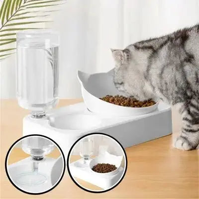 Gamelle Chat - 2 en 1 Duocatbol™ - CatLoversBoutique.com