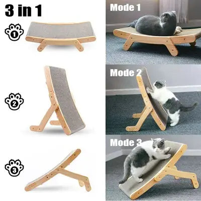 Griffoir en Carton pour Chat Alliant Jeu et Détente - GriffiZen™ CatLoversBoutique.com
