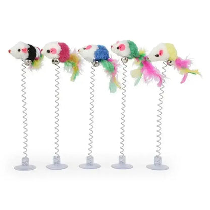 Jouet Pour chat à ressort et ventouse - ToyStick™ - CatLoversBoutique.com