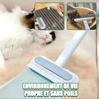 La brosse anti poils FéliBrush™ Dites adieu aux poils de chat envahissants CatLoversBoutique.com