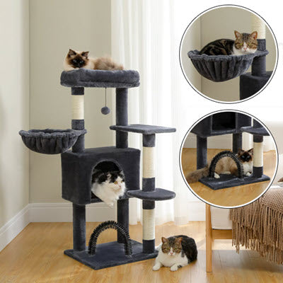 Arbre à chat | PurrVista™ – Multifonction 04
